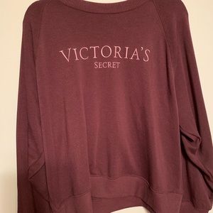 Women’s Dark Violet Victoria’s Secret Pullover Hoodie Size XL